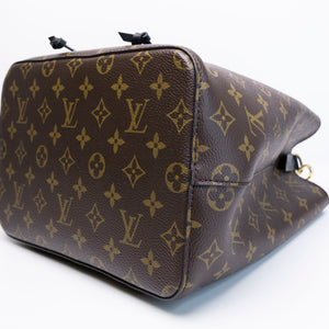 LOUIS VUITTON NEONOE MM MONOGRAM BLACK GHW