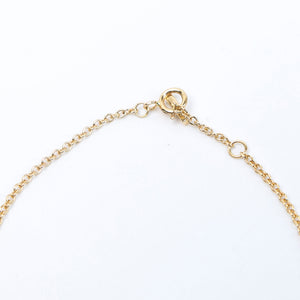 TIFFANY & CO. T SMILE PENDANT 18K YELLOW GOLD MINI BRACELET
