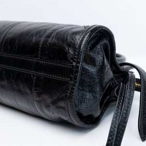 PRADA MINI BONNIE HANDBAG BLACK CALFSKIN GHW