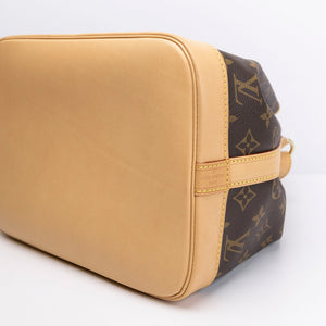 LOUIS VUITTON PETIT NOE BUCKET BAG MONOGRAM GHW (MICROCHIP)