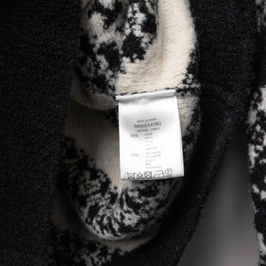 GUCCI CHAIN SWEATER BLACK & WHITE CASHMERE
