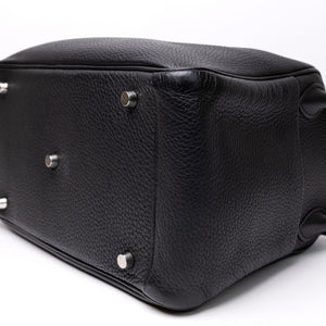 HERMES LINDY 30 CLEMENCE LEATHER SHW STAMP SQUARE Q