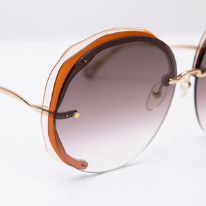 CHLOE CE174S FRAME GOLD GRADIENT SUNGLASSES GHW