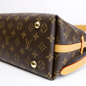 LOUIS VUITTON CARRYALL PM MONOGRAM CANVAS GHW (MICROCHIP)