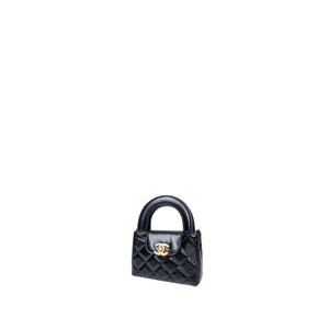 CHANEL 24P MINI NANO KELLY SHOPPER CALFSKIN GHW (MICROCHIP)