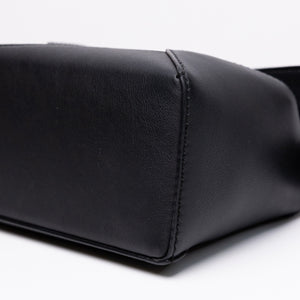 LOEWE MINI PUZZLE BLACK CALFSKIN LEATHER SHW