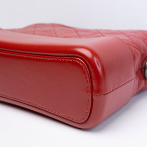 CHANEL MEDIUM GABRIELLE HOBO BAG CALFSKIN RED MULTICOLOUR HARDWARE