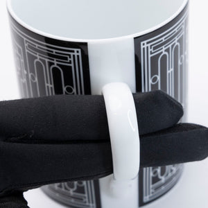 HERMES H DECO MUG N°2 BLACK & WHITE