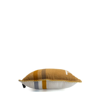 HERMES DYE SANGLE PILLOW CITRON / PAILLE