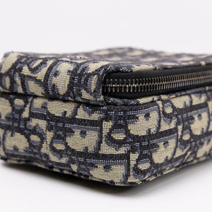 CHRISTIAN DIOR MICRO RIDER POUCH BLUE OBLIQUE CANVAS SHW