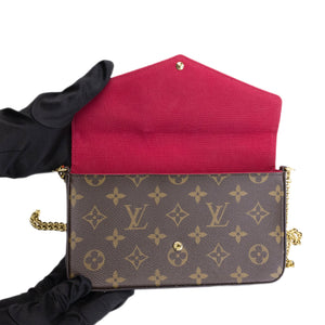 LOUIS VUITTON POCHETTE FELICIE MONOGRAM GHW