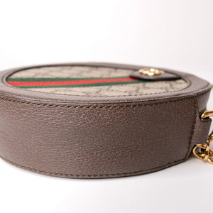 GUCCI OPHIDIA GG MINI ROUND BAG