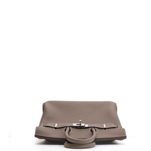 HERMES BIRKIN 25 ETOUPE TOGO LEATHER SHW STAMP K