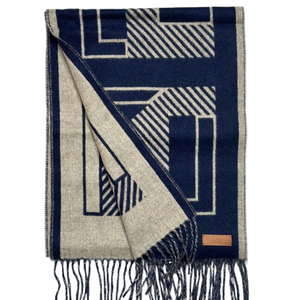 HERMES CASAQUE LETTRES AU CARRE MUFFLER 30*160CM