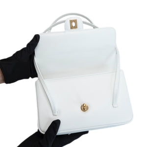 CHANEL PREPPY COCO SMALL FLAP BAG SHINY CAVIAR LIGHT BLUE GHW