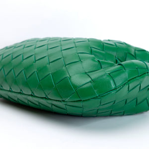 BOTTEGA VENETA MINI JODIE GREEN LAMBSKIN GHW
