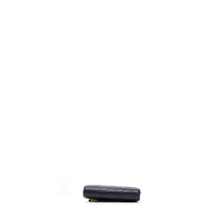 CHANEL SMALL CLASSIC FLAP WALLET BLACK CAVIAR GHW (MICROCHIP)