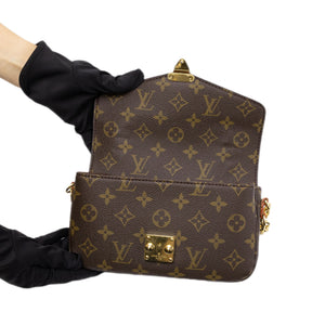 LOUIS VUITTON POCHETTE METIS EAST WEST BROWN / MUTICOLORED MONOGRAM CANVAS