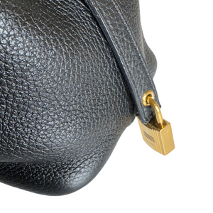 HERMES PICOTIN LOCK 18 BLACK GHW STAMP Z
