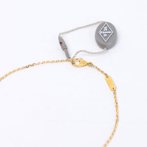 VAN CLEEF & ARPELS VINTAGE ALHAMBRA PENDANT BLACK ONYX / 18K YELLOW GOLD