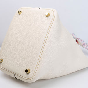HERMES PICOTIN 18 LOCK BAG NATA GHW STAMP Z