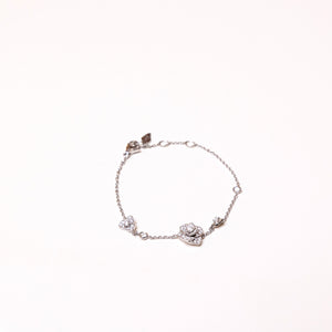 PIAGET 18K WHITE GOLD DIAMOND ROSE BRACELET