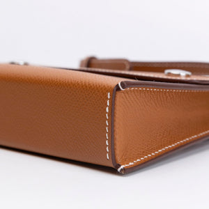HERMES HERMESNAP WALLET EPSOM GOLD SHW STAMP G