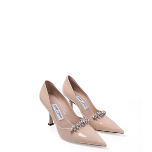 JIMMY CHOO BELINDA PUMP 90 PAT MACARON PATENT LEATHER SIZE 37