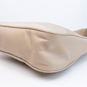 PRADA RE-EDITION 2000 SHOULDER BAG BEIGE NYLON SHW