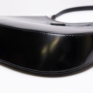 PRADA CLEO BAG BLACK CALFSKIN LEATHER SHW