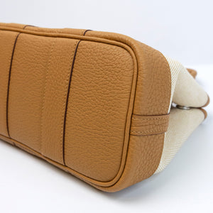 HERMES NEO GARDEN PARTY 23 NEGONDA / CANVAS BEIGE / NATURAL SABLE SHW STAMP G