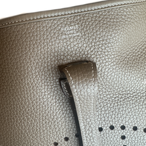 HERMES EVELYNE 29 ETOUPE SHW STAMP W