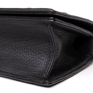 CHRISTIAN DIOR MEDIUM DIORAMA STUDDED BLACK CALFSKIN GHW