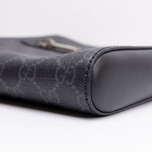 GUCCI GG SUPREME MESSENGER BAG BLACK / MULTICOLOUR CANVAS SHW