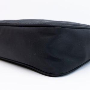 PRADA NYLON MINI TESSUTO SHOULDER BAG BLACK SHW