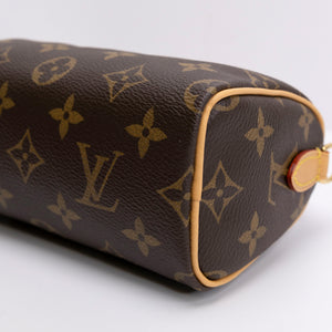 LOUIS VUITTON NANO SPEEDY MONOGRAM CANVAS GHW