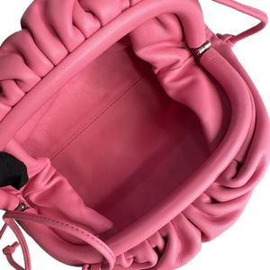 BOTTEGA VENETA LEATHER MINI POUCH CROSSBODY