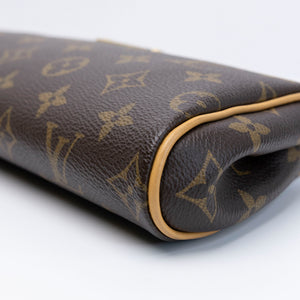 LOUIS VUITTON EVA POCHETTE MONOGRAM CANVAS GHW (MICROCHIP)
