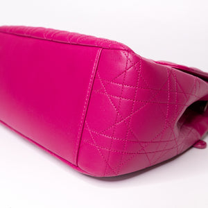 CHRISTIAN DIOR MISS DIOR SHOULDER BAG LAMBSKIN HOT PINK