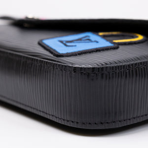LOUIS VUITTON FELICIE POCHETTE BLACK EPI LEATHER SHW