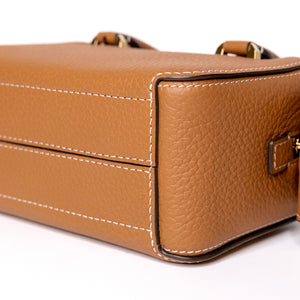 DELVAUX COOL BOX NANO GOLD CALF SKIN GHW