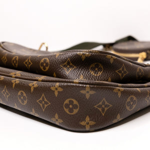 LOUIS VUITTON MULTI POCHETTE ACCESSORIES KHAKI MONOGRAM CANVAS GHW