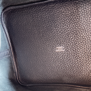 HERMES PICOTIN 22 BLACK SHW STAMP C