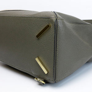 LOEWE MEDIUM PUZZLE BAG CALFSKIN OAT KHAKI GREEN GHW