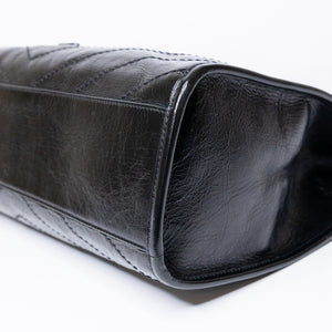 SAINT LAURENT MEDIUM SHOPPING TOTE BLACK SHW