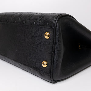 LOUIS VUITTON EMPREINTE TROCADERO SHOULDER BAG  BLACK GHW