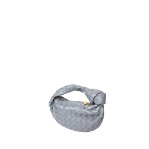 BOTTEGA VENETA MINI JODIE GREY CALF SKIN GHW