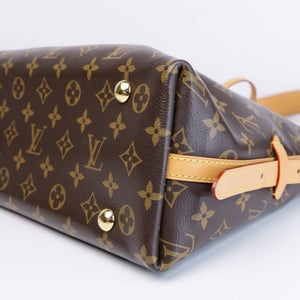 LOUIS VUITTON CARRYALL PM MONOGRAM CANVAS GHW (MICROCHIP)