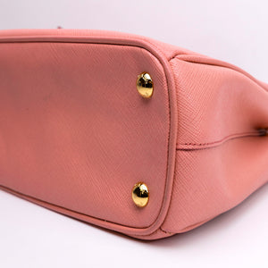 PRADA SAFFIANO SMALL TOTE BAG PINK GHW