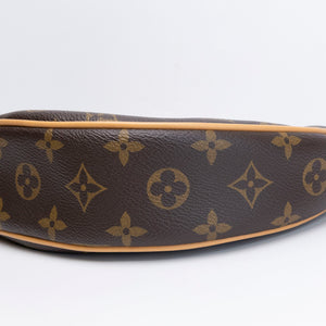LOUIS VUITTON HALF-MOON LOOP BAGUETTE MONOGRAM CANVAS GHW (MICROSHIP)